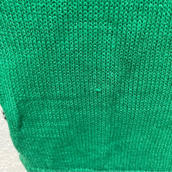 Sezzit Green Santa Stocking Dinosaur Graphic Print Christmas Holiday Sweater - Picture 8 of 8